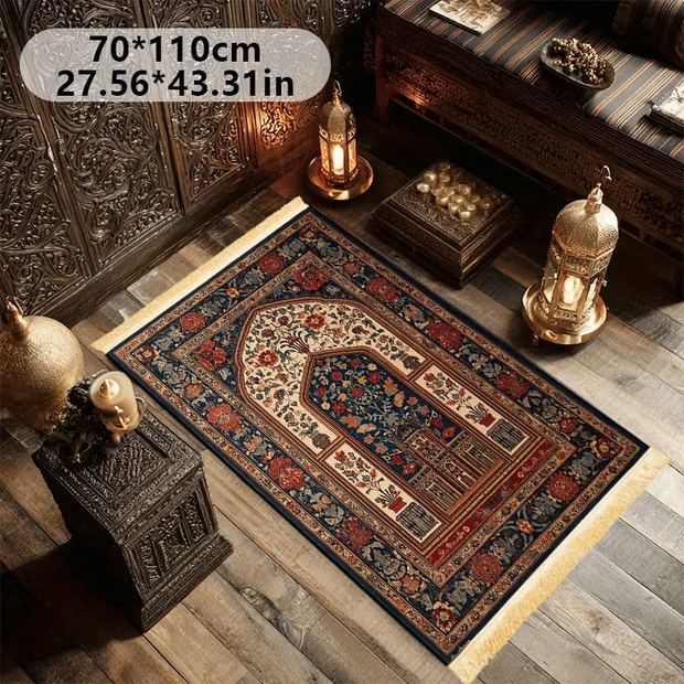 Tapis de prière épais polyester antidérapant Mes Tapis De Prière