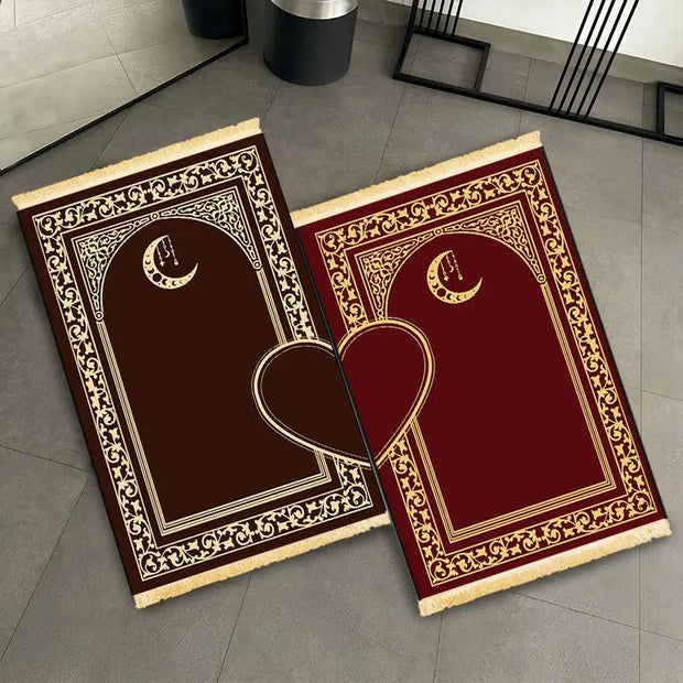 Tapis De Prière Couple - Rouge Mes Tapis De Prière