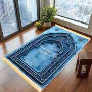 Tapis de prière velours antidérapant pliable Mes Tapis De Prière