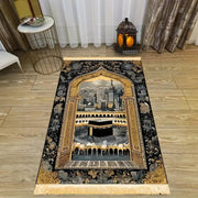 Tapis de prière polyester lavable intérieur Mes Tapis De Prière