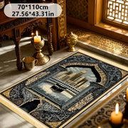 Tapis de prière épais antidérapant polyester luxe Mes Tapis De Prière