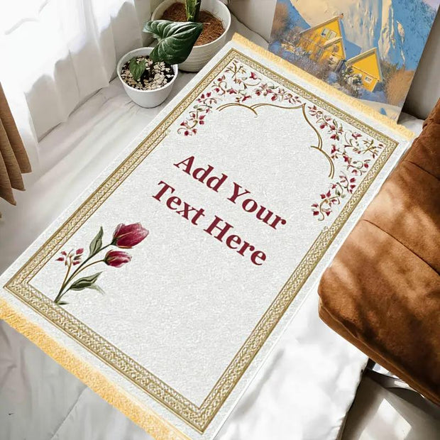 Tapis de prière velours antidérapant élégant Mes Tapis De Prière