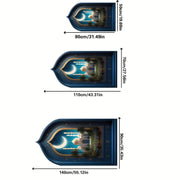 Tapis de prière luxe motif lune lavable Mes Tapis De Prière