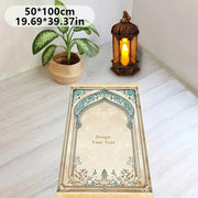 Tapis de prière personnalisable doux antidérapant Mes Tapis De Prière