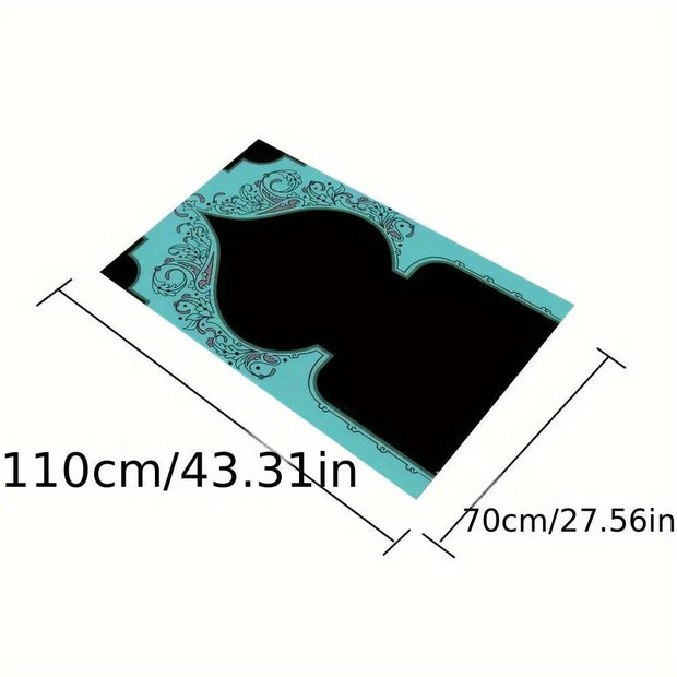 Tapis de prière rose personnalisé Eid Mubarak Mes Tapis De Prière