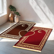 Tapis De Prière Couple - Rouge Mes Tapis De Prière