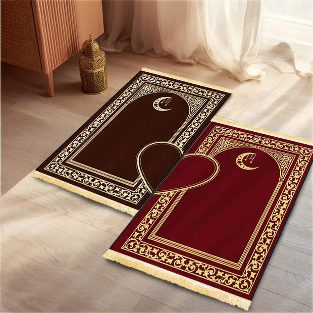 Tapis De Prière Couple - Rouge Mes Tapis De Prière