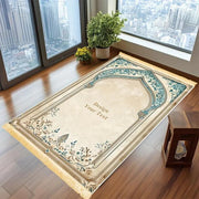 Tapis de prière personnalisable doux antidérapant Mes Tapis De Prière