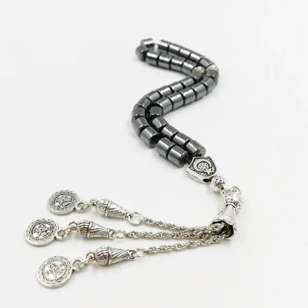 Chapelet musulman hématite 33 perles élégantes Mes Tapis De Prière