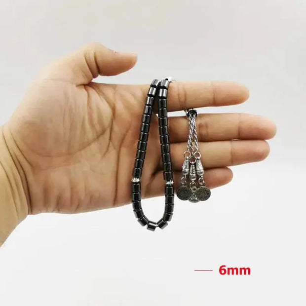Chapelet musulman hématite 33 perles élégantes Mes Tapis De Prière