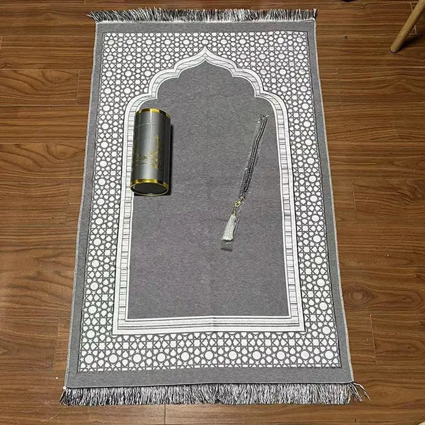 Tapis de prière musulman compact pour voyages et extérieur - Mes Tapis De Prière
