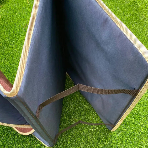 Tapis de prière musulman avec dossier rembourré pliable - Mes Tapis De Prière