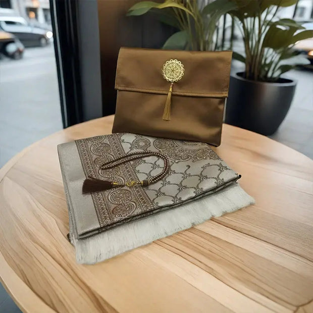 Tapis de prière musulman léger pour voyages et extérieur - Mes Tapis De Prière