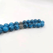 Bracelet de prière turquoise en pierres naturelles Mes Tapis De Prière