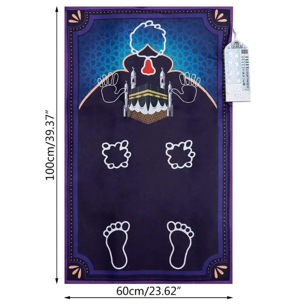 Tapis de prière interactif pour enfants musulmans Mes Tapis De Prière