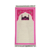 Tapis de prière rose pour enfants, cadeau hajji idéal - Mes Tapis De Prière