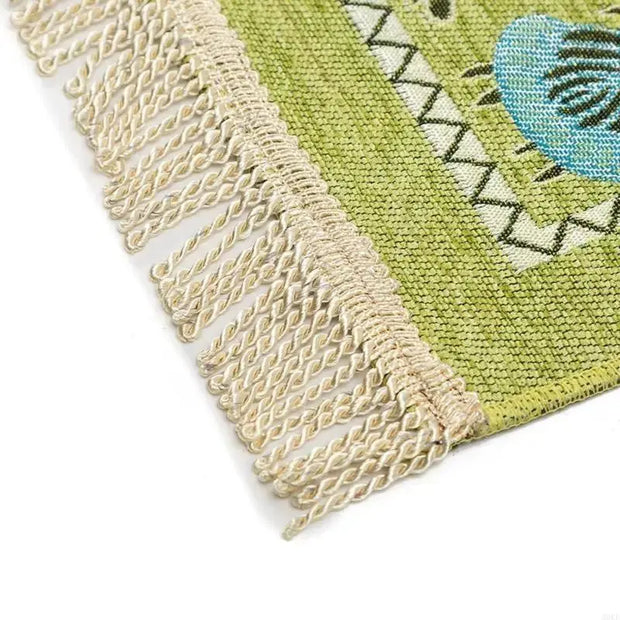 Tapis de prière islamique doux et antidérapant avec perles - Mes Tapis De Prière