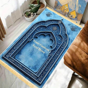 Tapis de prière velours antidérapant pliable Mes Tapis De Prière