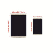 Tapis de prière pliable bleu et doré élégant Mes Tapis De Prière