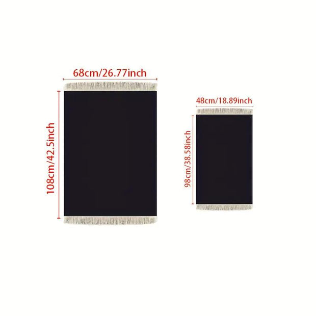 Tapis de prière pliable bleu et doré élégant Mes Tapis De Prière