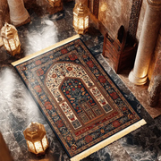 Tapis de prière épais polyester antidérapant Mes Tapis De Prière