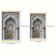 Tapis de prière doré en polyester lavable Mes Tapis De Prière