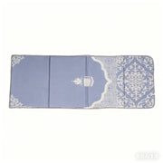 Tapis de prière pliable rouge avec dossier luxe Mes Tapis De Prière