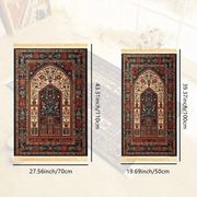 Tapis de prière épais polyester antidérapant Mes Tapis De Prière