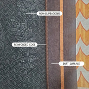 Tapis de prière luxe noir or antidérapant velours Mes Tapis De Prière